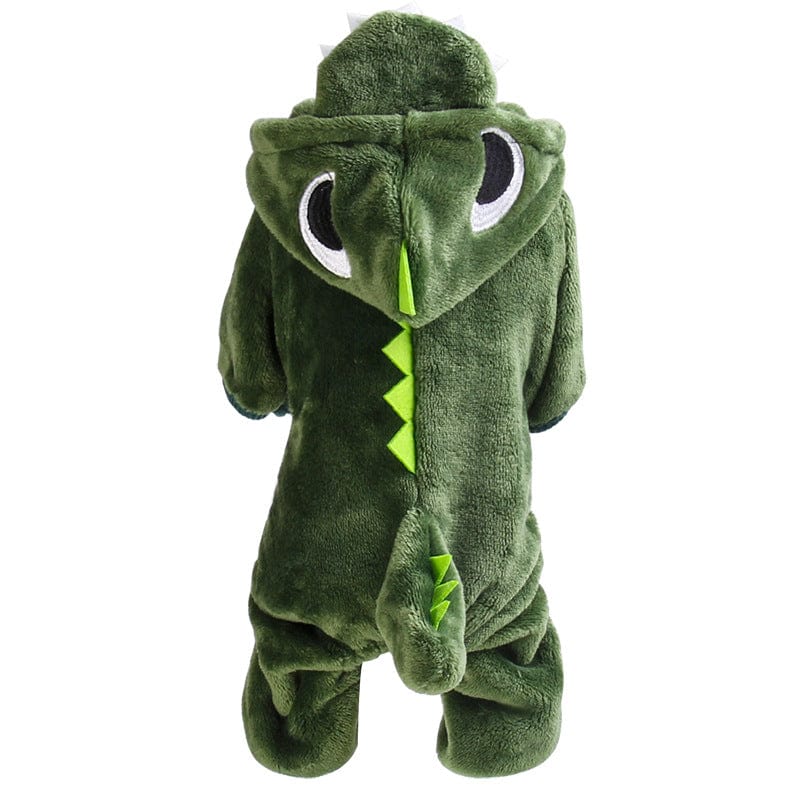 Pet Clothing Thickened Warmth Dinosaur Transform