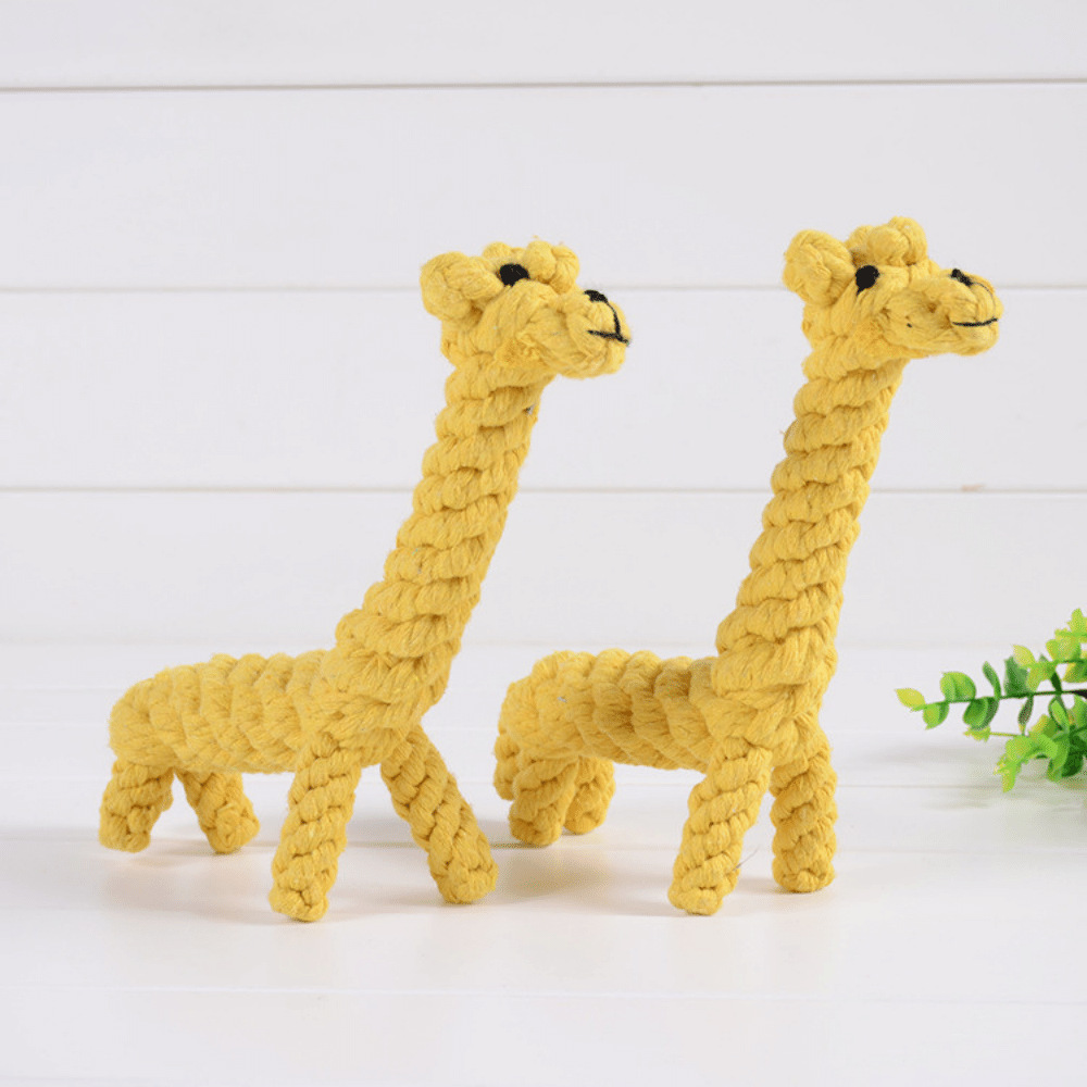 Pet cotton rope pet toy small dog bite giraffe new puppy toys wholesale