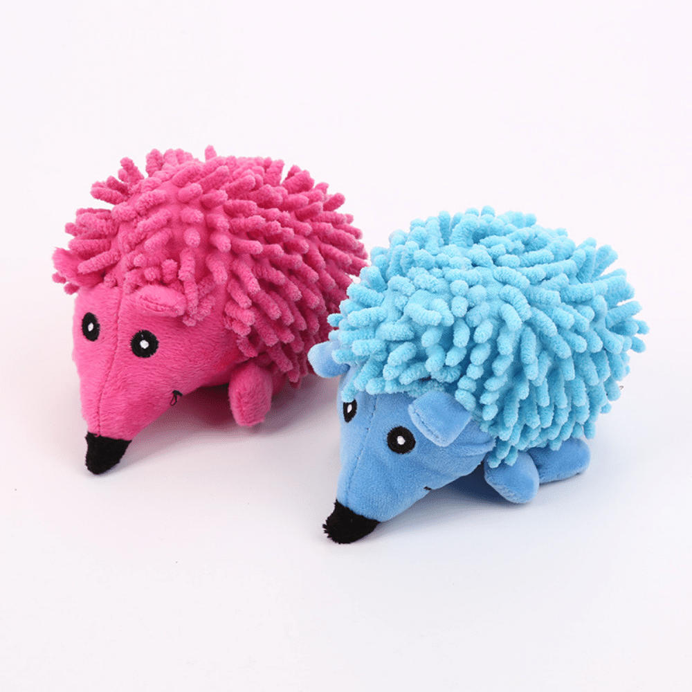 Pet Dog Toy Mop Plush Hedgehog Gnaw