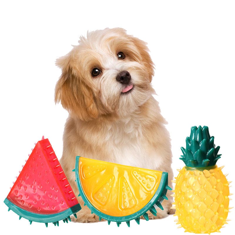 Pet Fruit Sound Pineapple Lemon Chew Toy