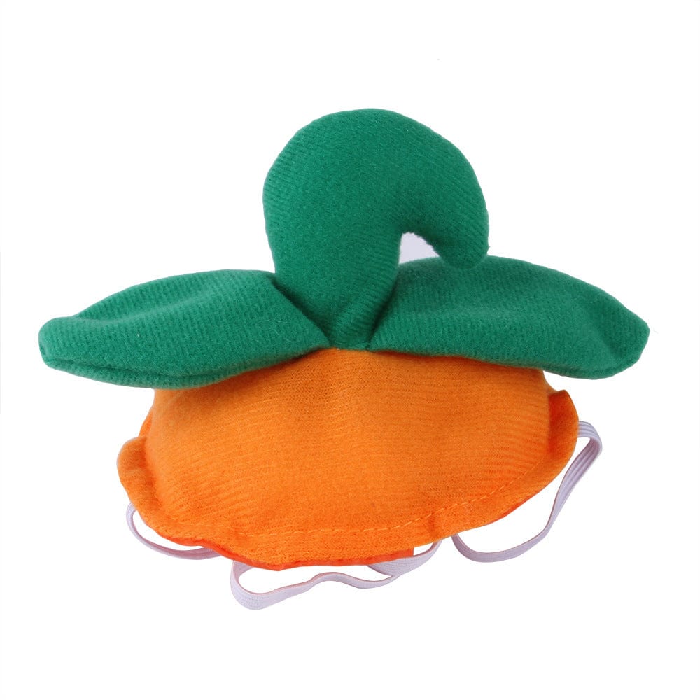 Pet Funny Green Leaf Pumpkin Headgear