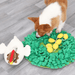 Pet Hen Incubating Egg Puzzle Sniffing Mat Toy Set