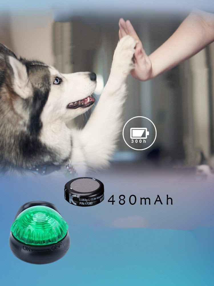 Pet LED Luminous Pendant Teddy Dog Pet Supplies Dog Luminous Pendant Anti-lost Night Dog Walking Light