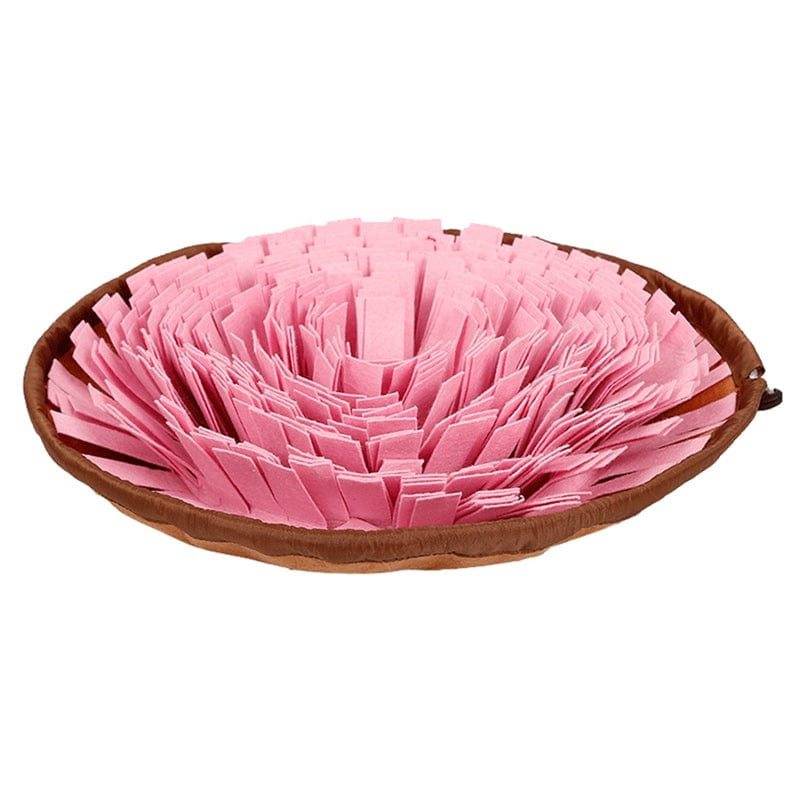 Pink Anti-choking Tibetan Food Training Pet Sniffing Mat