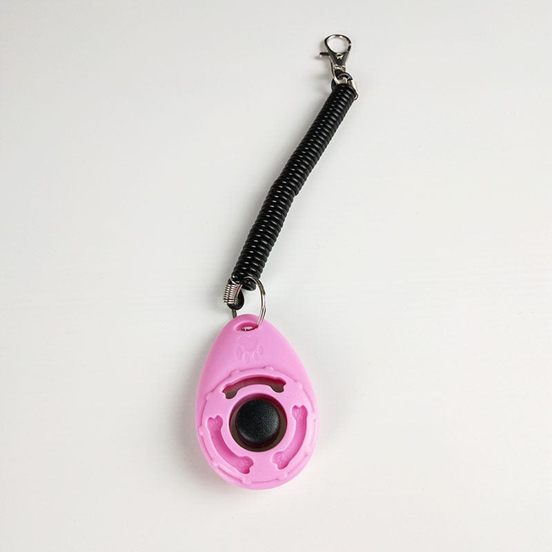 Pink Dog training dog clicker pet supplies