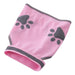 Pink / M Safety Reflective Paw Print Dog Vest