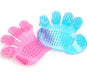 Pink Pet finger grooming brush massage, hand brush cat, dog bath brush beauty, pet cleaning supplies wholesale