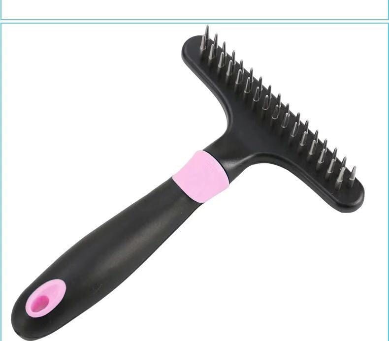 Pink Pet hair Removal Comb Dog Grooming Tool