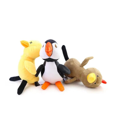 Plush Dog Training Pet Toy Puffin Duck