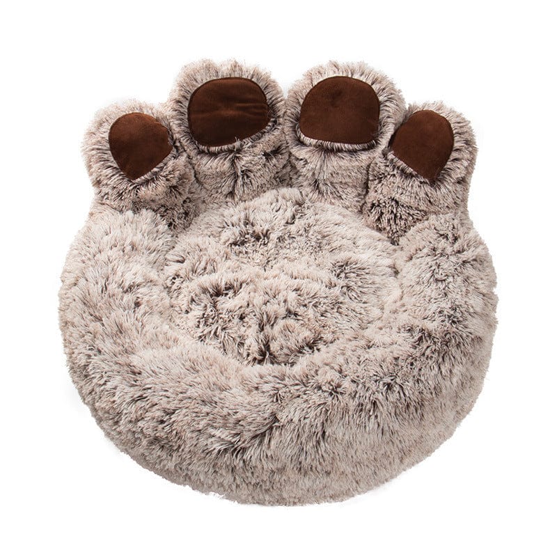 Plush Paw Shaped Indoor Dog Bed