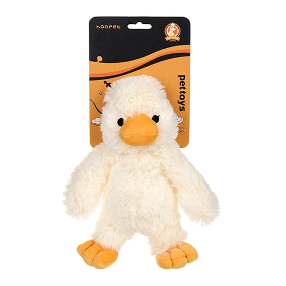 Plush Yellow Cuddle Duck Dog Toy