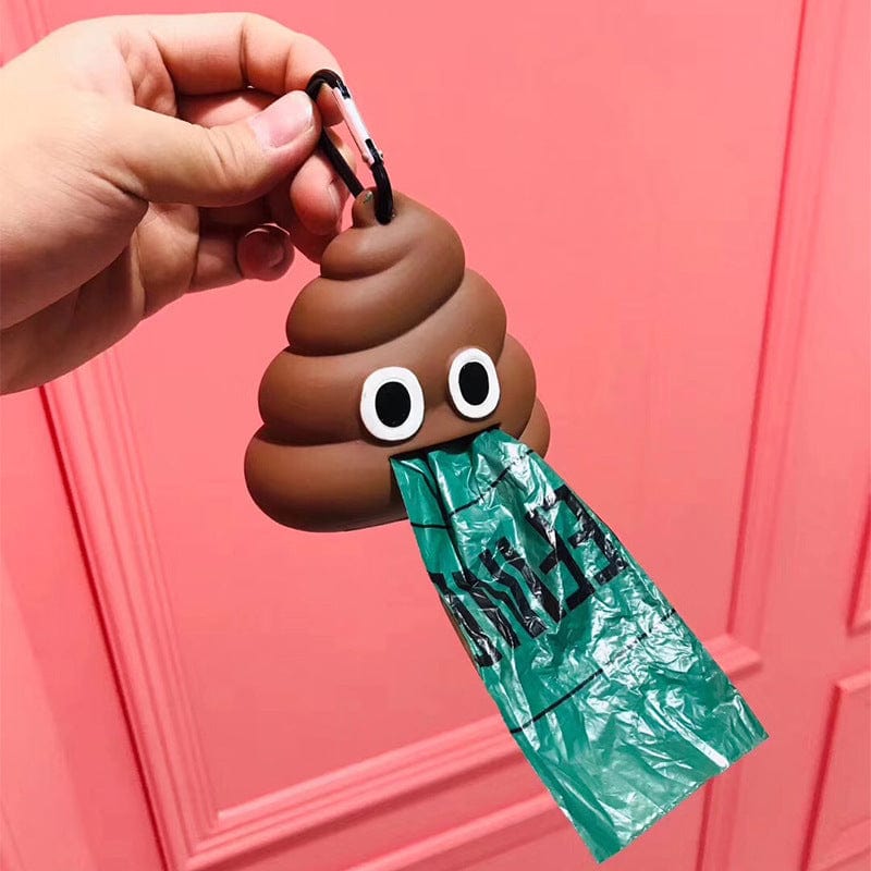 Poop Emoji Dog Poop Bag Holder