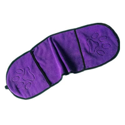 Purple Superfine Fiber Thickened Water-absorbent Quick-drying Towel