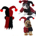 Red & Black Jester Dog Costume