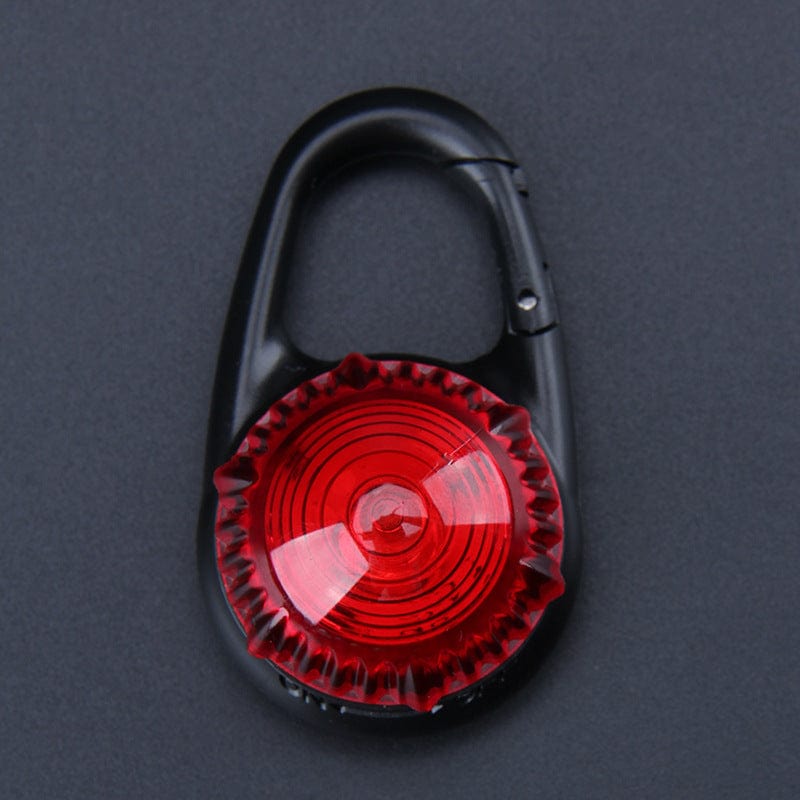 Red LED / 55to33mm Pet LED Luminous Pendant Teddy Dog Pet Supplies Dog Luminous Pendant Anti-lost Night Dog Walking Light