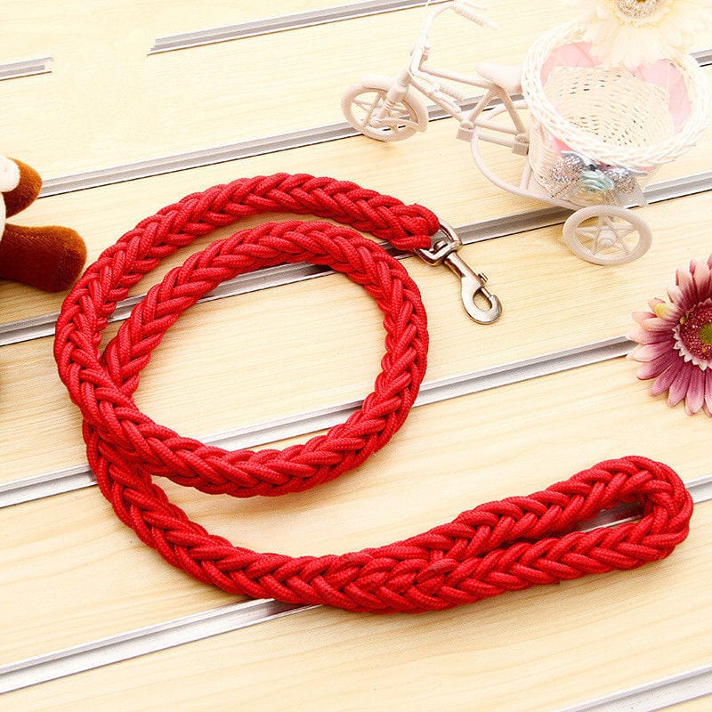 Red / S Eight-strand knitted traction rope traction rope