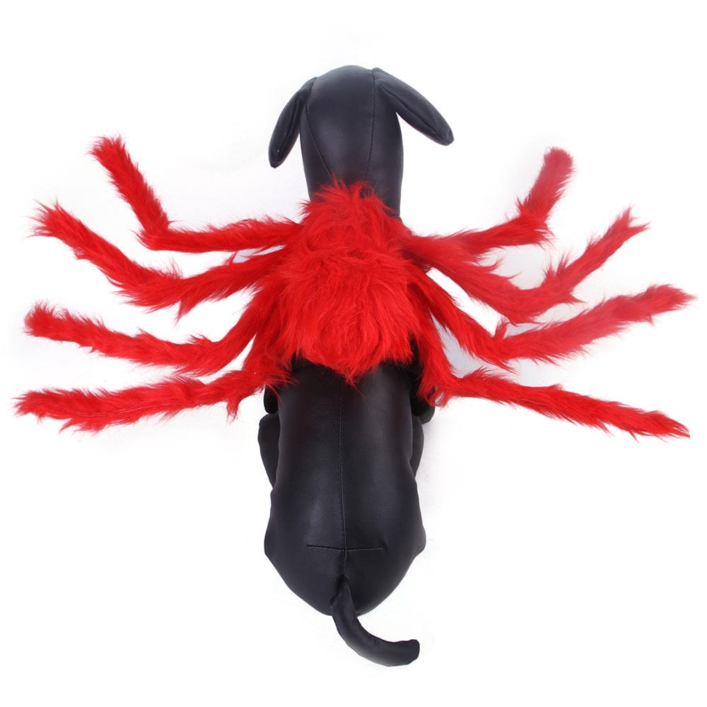 Red / S Spider Dog Costume