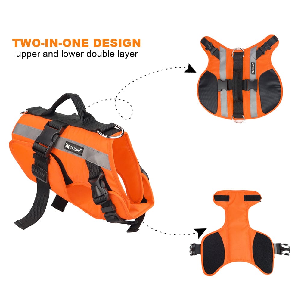 Reflective Dog Life Jacket Vest