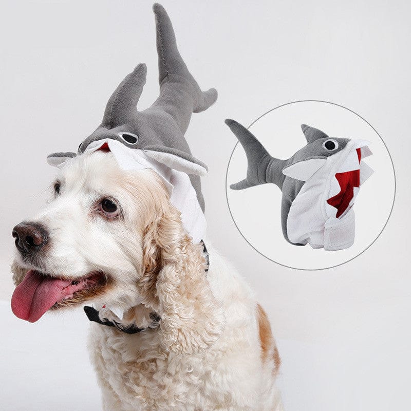 S Shark Bite Dog Hat