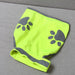 Safety Reflective Paw Print Dog Vest