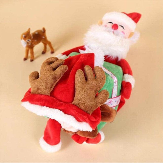 Santa Claus Carrying Gift Dog Costume