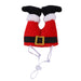 Santa Claus Legs Dog Hat