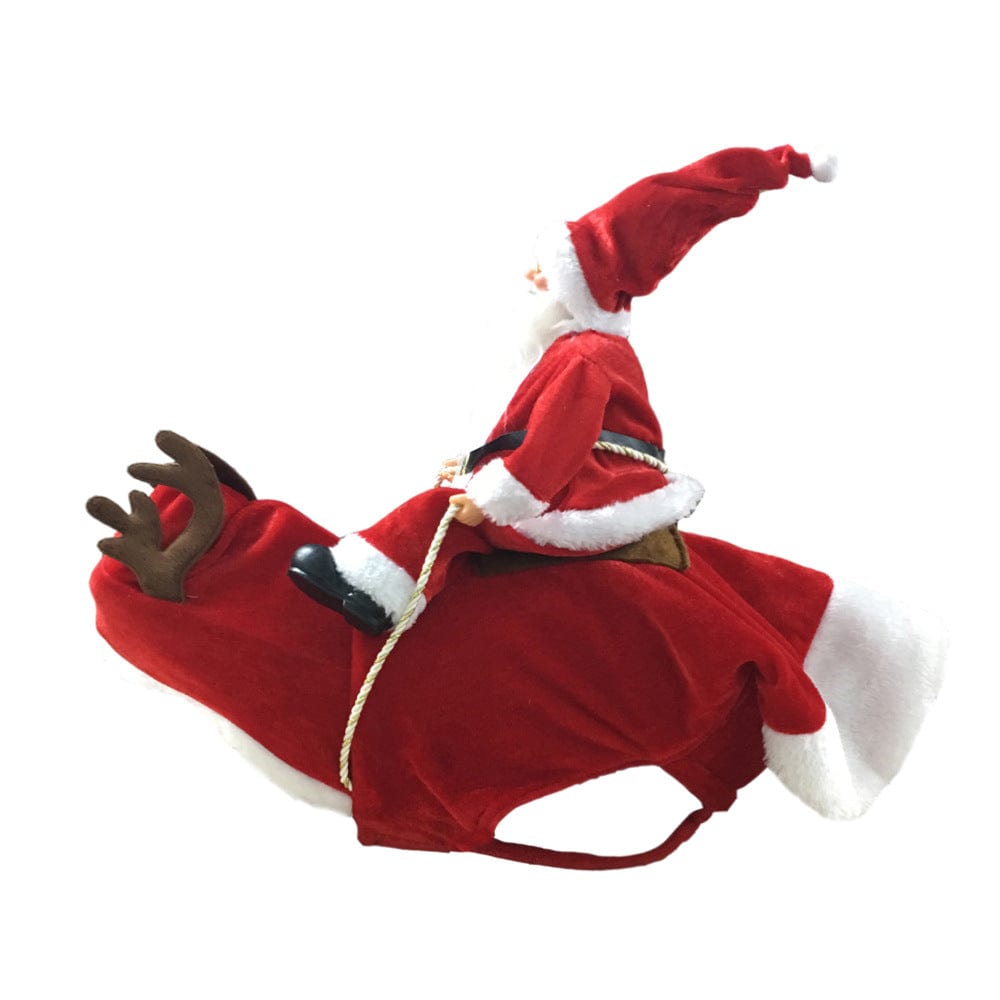 Santa Claus Rider Dog Costume