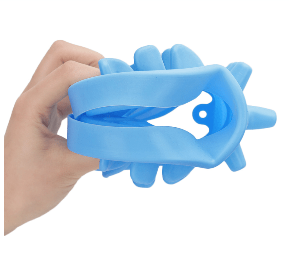 Silicone Bone Shaped Slow Feeder Dog Bowl