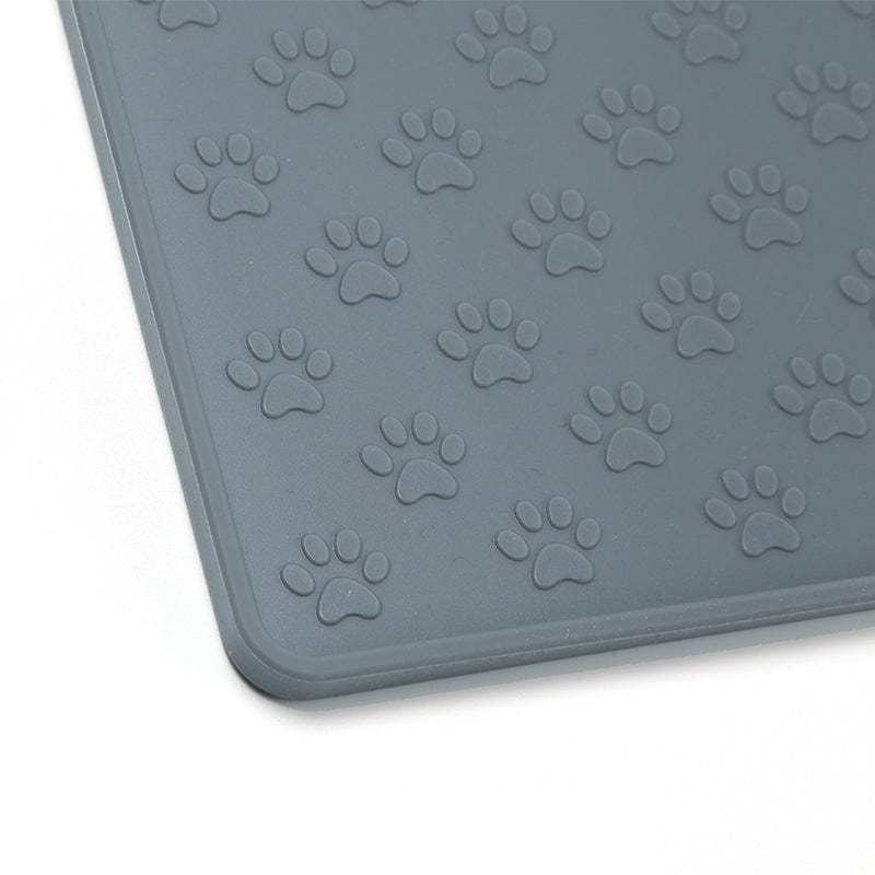 Silicone Paw Print Dog Food Placemat