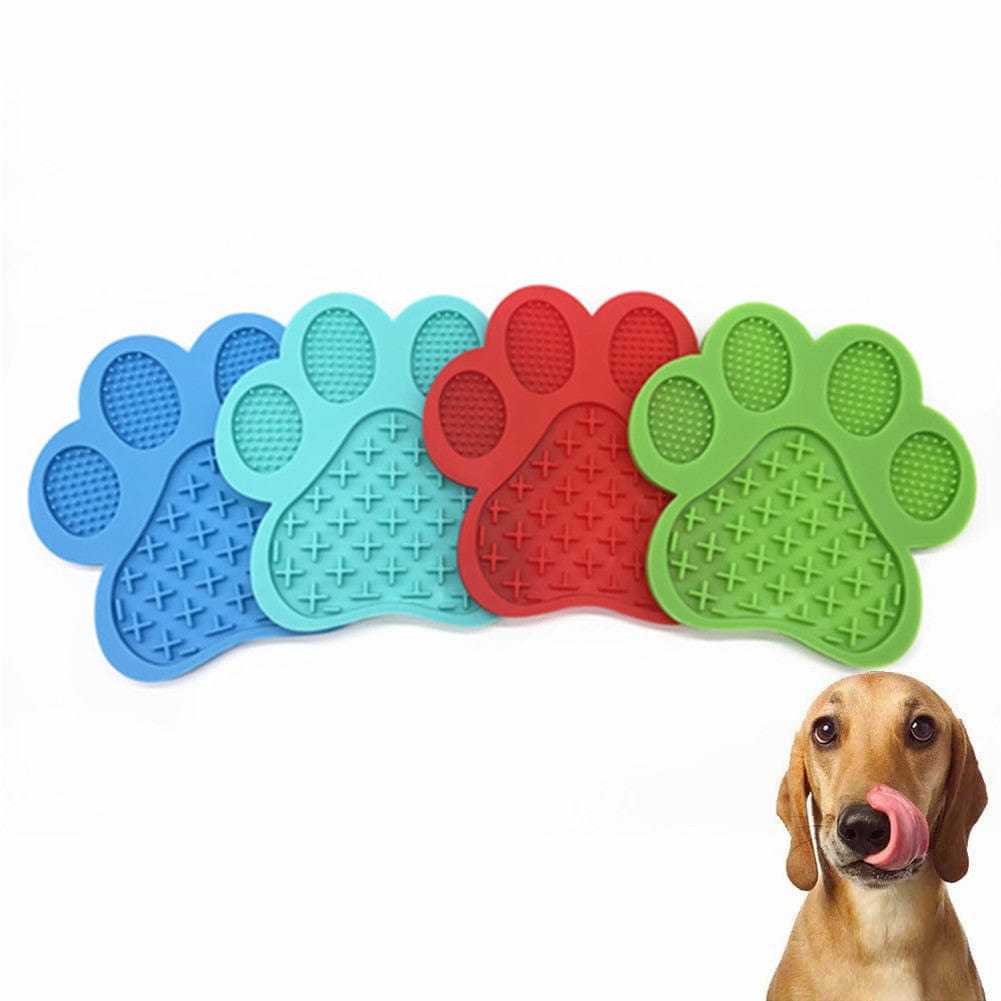 Silicone Paw Shaped Dog Licking Mat