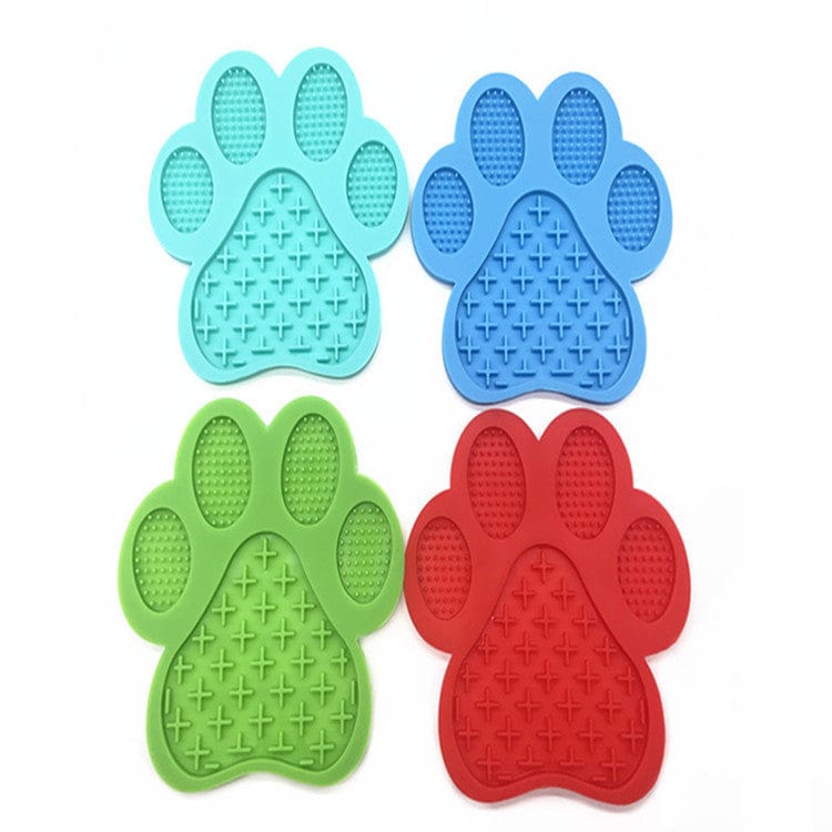 Silicone Paw Shaped Dog Licking Mat