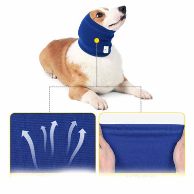 Simple Pet Dog Comfort Headgear Bib