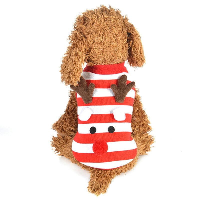 Snowman / 10 Christmas Transformed Elk Dress Dog Jacket