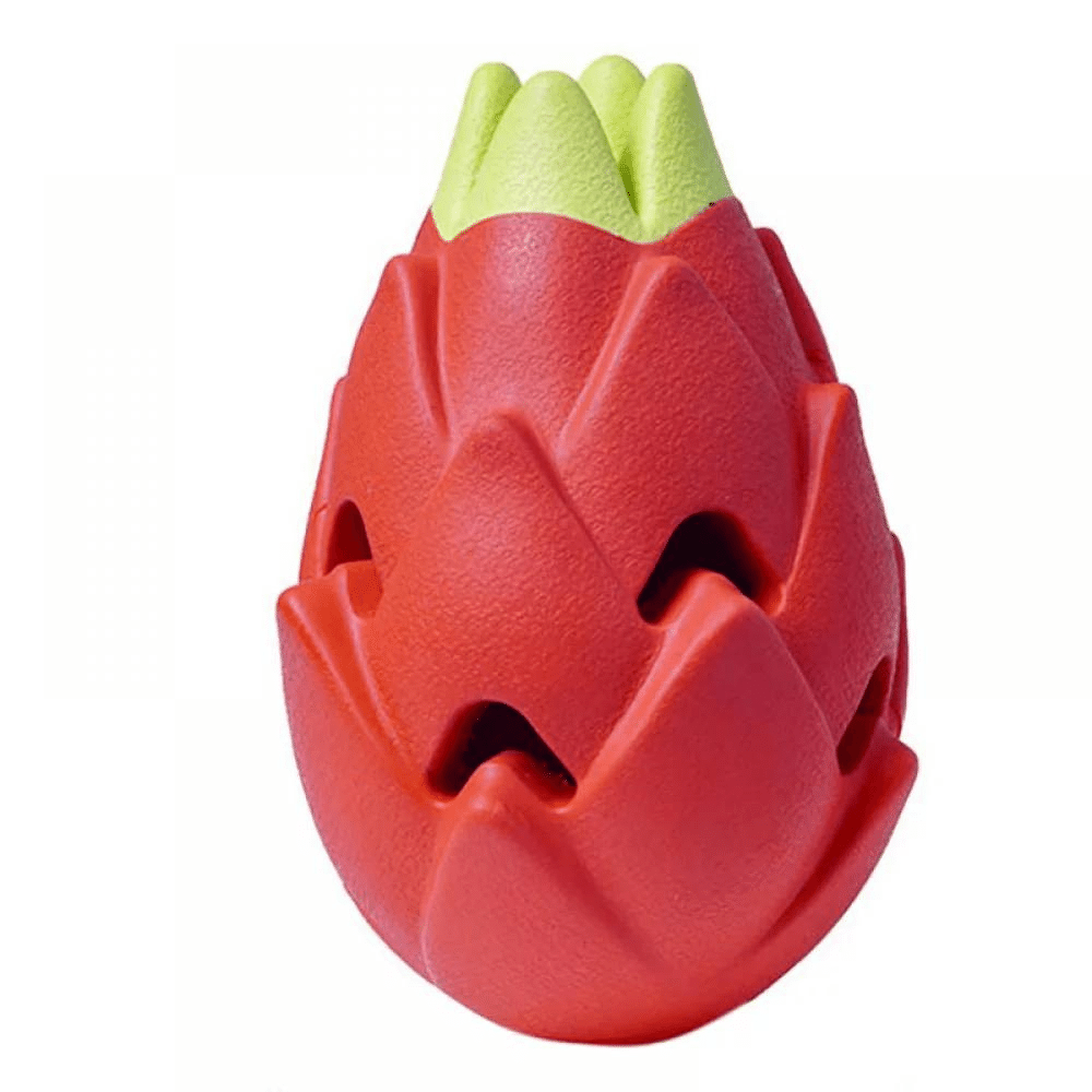 Treat Dispensing Dragon Fruit Dog Chew Toy