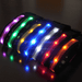 USB Rechargeable LED Flashing Nylon Dog Collar