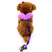 Violet / S Angel Wings Dog Harness and Leash Set