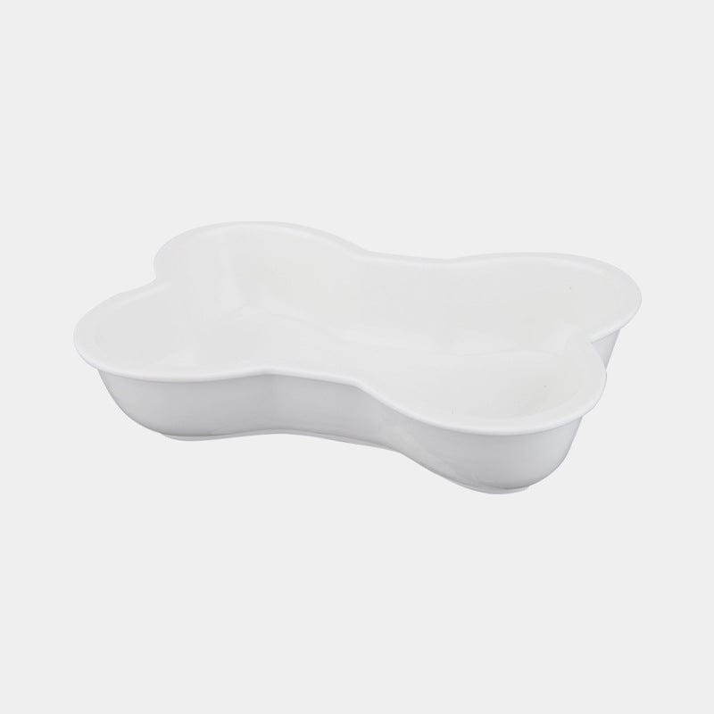 White / Bowl Only Anti-overturning Ceramic Protective Cervical Spine Large Pet Bowl