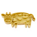 Yellow Cow Shaped Slow Feeder Dog Bowl