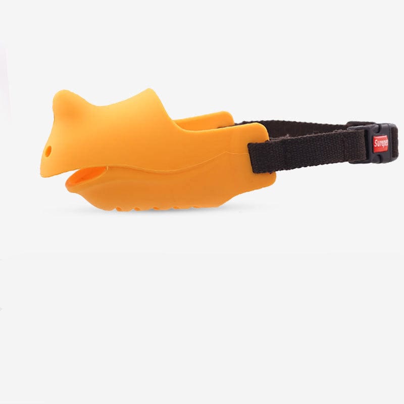 Yellow / S Rhino Mouth Shaped Dog Muzzle