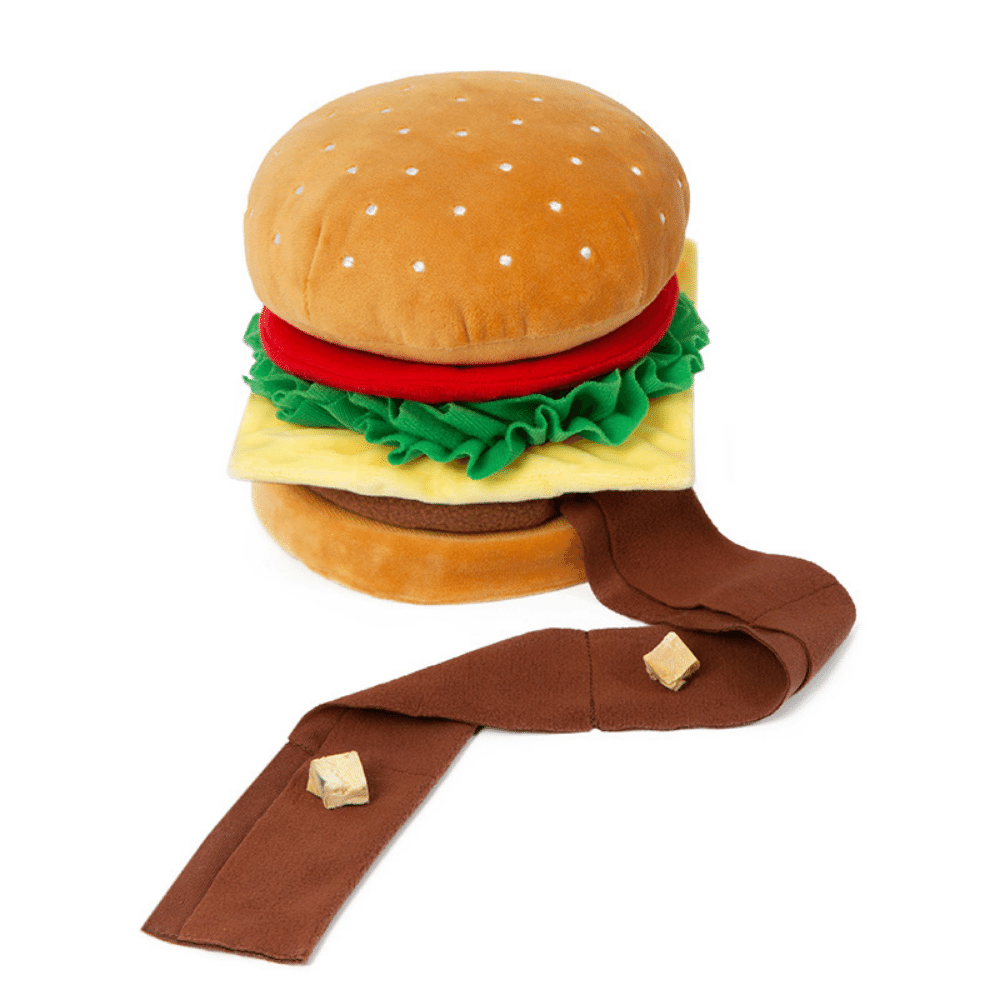 Zhizhi beef burger Pet Sniffing Educational Toys Stress Relief Ball